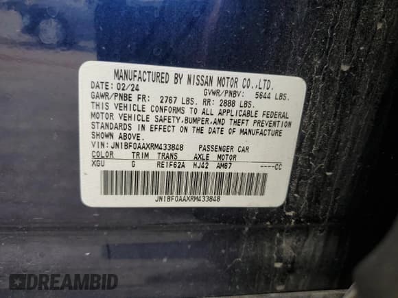 ✅ 2024 Nissan ARIYA Venture+ • VIN: JN1BF0AAXRM433848 • Lot: 64785445. Wystawiony na Copart z przebiegiem 7 979 mil. Bezpłatny archiwum sprzedaży aukcyjnych z USA i szczegółowy raport historii pojazdu na DreamBid. Zdjęcie 13.