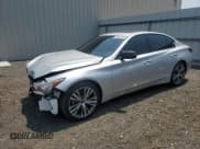 ✅ 2019 Infiniti Q50 Signature Edition • VIN: JN1EV7AR8KM591707 • Lot: 58957555. Listed on Copart with 53,450 mi. Free auction sales archive from the USA and detailed vehicle history report at DreamBid. Image 1.