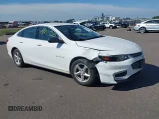 ✅ 2017 Chevrolet Malibu LS • VIN: 1G1ZB5ST9HF257844 • Лот: 43088428. Опубликован ранее на IAAI с пробегом 135 781 миль. Бесплатный доступ к архиву аукционных продаж из США и подробный отчёт об истории автомобиля на DreamBid. Изображение 1.