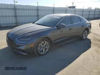 2023 Hyundai Sonata SEL with VIN KMHL64JA4PA319542, listed as a Copart auction lot 81621385 with 48,768 mi miles and Salvage title. Bid and sale history available at DreamBid. Image 1.