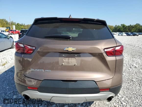 2020 Chevrolet Blazer LT with VIN 3GNKBJRS7LS560082, listed as a Copart auction lot 71663784 with 64,223 mi miles and Salvage title. Bid and sale history available at DreamBid. Image 6.