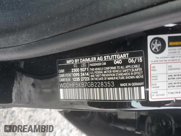 ✅ 2016 Mercedes-Benz E 350 Sport • VIN: WDDHF5KB7GB228353 • Lot: 82126975. Wystawiony na Copart z przebiegiem 70 379 mil. Bezpłatny archiwum sprzedaży aukcyjnych z USA i szczegółowy raport historii pojazdu na DreamBid. Zdjęcie 12.