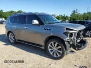 ✅ 2012 Infiniti QX56 8-passenger • VIN: JN8AZ2NC6C9316841 • Lot: 63465945. Listed on Copart with 195,624 mi. Free auction sales archive from the USA and detailed vehicle history report at DreamBid. Image 4.