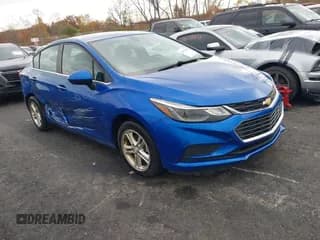 ✅ 2017 Chevrolet Cruze LT • VIN: 1G1BE5SM6H7242486 • Lot: 43576349. Listed on IAAI with 157,148 mi. Free auction sales archive from the USA and detailed vehicle history report at DreamBid. Image 1.