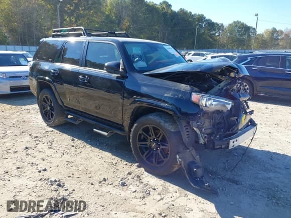✅ 2021 Toyota 4Runner SR5 • VIN: JTEEU5JR2M5240501 • Lot: 43480408. Listed on IAAI with 74,654 mi. Free auction sales archive from the USA and detailed vehicle history report at DreamBid. Image 1.