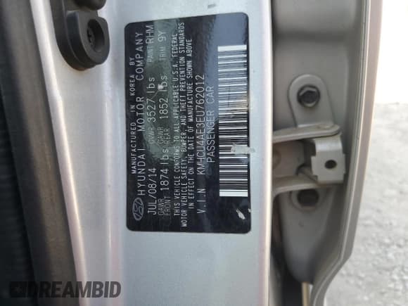 ✅ 2014 Hyundai Accent GLS • VIN: KMHCU4AE3EU762012 • Лот: 74959654. Опубликован ранее на Copart с пробегом 193 921 миль. Бесплатный доступ к архиву аукционных продаж из США и подробный отчёт об истории автомобиля на DreamBid. Изображение 12.