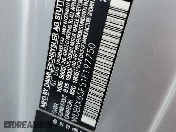 ✅ 2001 Mercedes-Benz SLK 230/320 • VIN: WDBKK65F51F197750 • Lot: 68311285. Wystawiony na Copart z przebiegiem 110 952 mil. Bezpłatny archiwum sprzedaży aukcyjnych z USA i szczegółowy raport historii pojazdu na DreamBid. Zdjęcie 12.