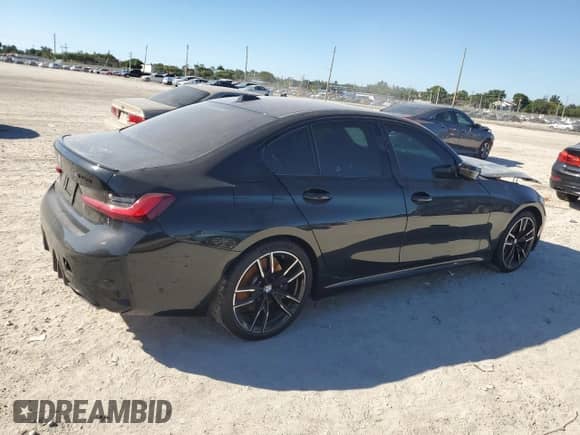 2024 BMW 3 Series M340i z VIN 3MW49FS06R8E50212, wystawiony jako Copart lot #90694635 z przebiegiem 14 135 mil mil oraz Szkoda całkowita • Salvage title. Historia ofert i sprzedaży dostępna na DreamBid. Obrazek 3.