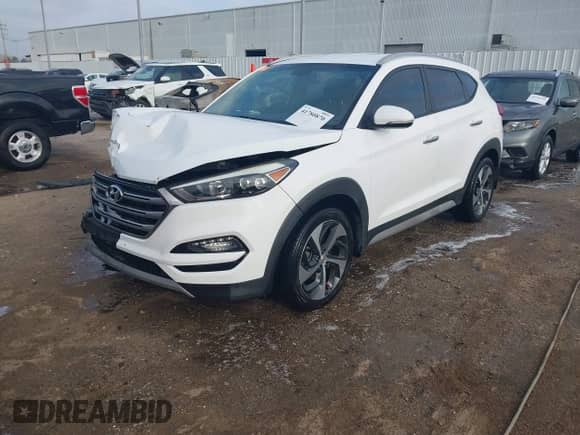2018 Hyundai Tucson Limited with VIN KM8J33A22JU677697, listed as a IAAI auction lot 41780870 with 93,992 mi miles and . Bid and sale history available at DreamBid. Image 18.