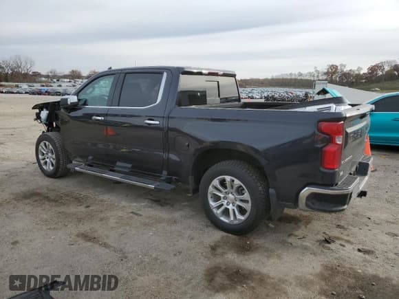 ✅ 2024 Chevrolet Silverado 1500 LTZ • VIN: 1GCUDGEL1RZ303055 • Лот: 91652165. Опубликован ранее на Copart с пробегом 53 417 миль. Бесплатный доступ к архиву аукционных продаж из США и подробный отчёт об истории автомобиля на DreamBid. Изображение 2.