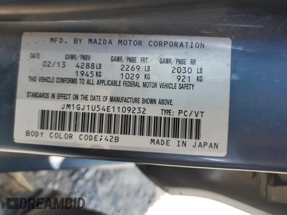 ✅ 2014 Mazda 6 i Sport • VIN: JM1GJ1U54E1109232 • Lot: 63657875. Wystawiony na Copart z przebiegiem 279 017 mil. Bezpłatny archiwum sprzedaży aukcyjnych z USA i szczegółowy raport historii pojazdu na DreamBid. Zdjęcie 13.