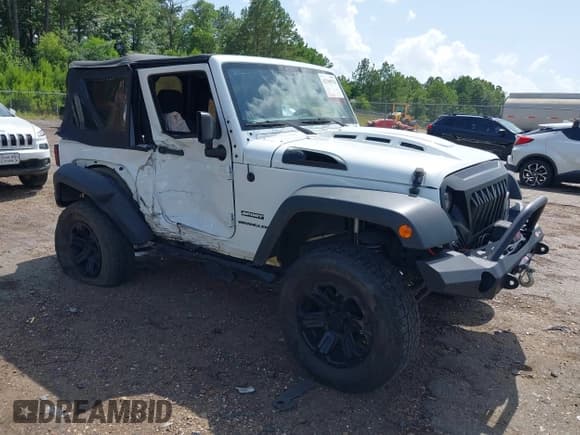 ✅ 2017 Jeep Wrangler Sport • VIN: 1C4GJWAG7HL669127 • Lot: 42709578. Listed on IAAI with 56,526 mi. Free auction sales archive from the USA and detailed vehicle history report at DreamBid. Image 1.