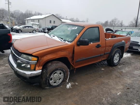✅ 2005 Chevrolet Colorado Z85 • VIN: 1GCDT146858221769 • Лот: 44602145. Опубликован ранее на Copart с пробегом 161 517 миль. Бесплатный доступ к архиву аукционных продаж из США и подробный отчёт об истории автомобиля на DreamBid. Изображение 1.