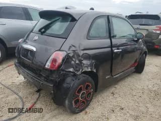 ✅ 2018 FIAT 500e • VIN: 3C3CFFGE4JT377469 • Lot: 79469034. Listed on Copart with Not provided. Free auction sales archive from the USA and detailed vehicle history report at DreamBid. Image 3.