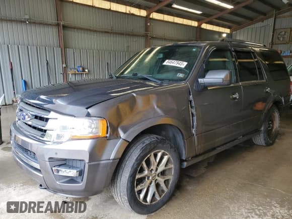 ✅ 2015 Ford Expedition Limited • VIN: 1FMJU2ATXFEF08383 • Lot: 84647945. Wystawiony na Copart z przebiegiem 149 738 mil. Bezpłatny archiwum sprzedaży aukcyjnych z USA i szczegółowy raport historii pojazdu na DreamBid. Zdjęcie 1.