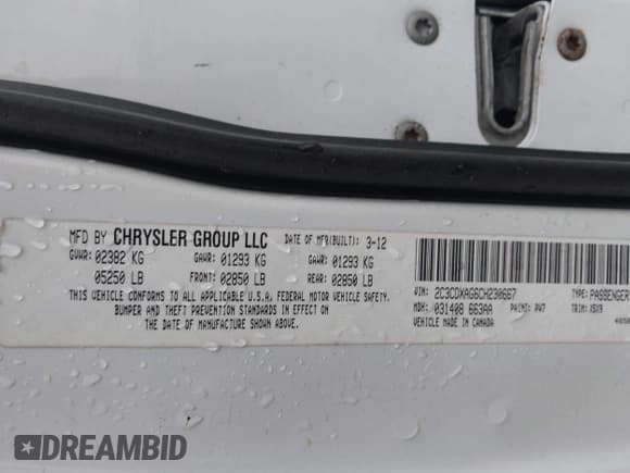 ✅ 2012 Dodge Charger Police • VIN: 2C3CDXAG6CH230667 • Лот: 43541406. Опубликован ранее на IAAI с пробегом 115 640 миль. Бесплатный доступ к архиву аукционных продаж из США и подробный отчёт об истории автомобиля на DreamBid. Изображение 9.