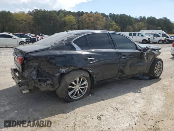 ✅ 2014 Infiniti Q50 Sport • VIN: JN1BV7AP5EM687946 • Lot: 50485405. Listed on Copart with 118,684 mi. Free auction sales archive from the USA and detailed vehicle history report at DreamBid. Image 3.