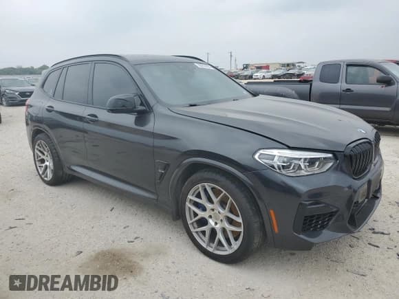 ✅ 2020 BMW X3 M Competition • VIN: 5YMTS0C0XL9B70198 • Lot: 56291694. Listed on Copart with 46,040 mi. Free auction sales archive from the USA and detailed vehicle history report at DreamBid. Image 4.