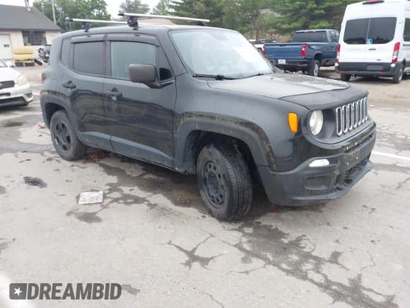 ✅ 2016 Jeep Renegade Sport • VIN: ZACCJBAW9GPD39479 • Lot: 42690757. Wystawiony na IAAI z przebiegiem 152 326 mil. Bezpłatny archiwum sprzedaży aukcyjnych z USA i szczegółowy raport historii pojazdu na DreamBid. Zdjęcie 1.