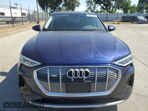 ✅ 2022 Audi e-tron Sportback S line Premium • VIN: WA11AAGE9NB003722 • Lot: 58421225. Listed on Copart with 48,592 mi. Free auction sales archive from the USA and detailed vehicle history report at DreamBid. Image 5.