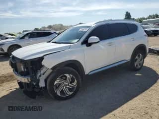 2021 Hyundai Santa Fe SEL with VIN 5NMS2DAJXMH349349, listed as a Copart auction lot 71460765 with 52,182 mi miles and Non repairable. Bid and sale history available at DreamBid. Image 1.