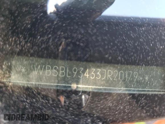 ✅ 2003 BMW 3 Series M3 • VIN: WBSBL93433JR20179 • Lot: 50553225. Listed on Copart with 127,372 mi. Free auction sales archive from the USA and detailed vehicle history report at DreamBid. Image 12.