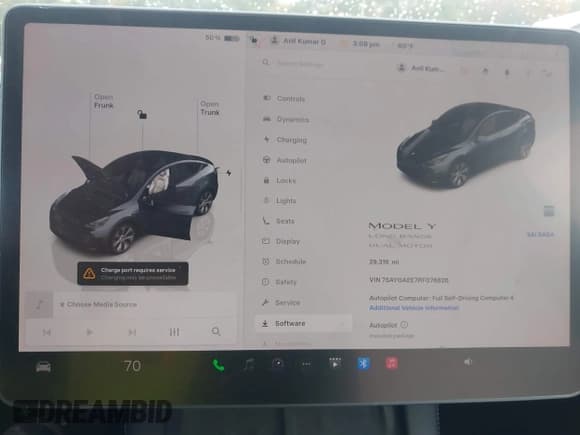✅ 2024 Tesla Model Y Long Range • VIN: 7SAYGAEE7RF076826 • Лот: 43331013. Опубликован ранее на IAAI с пробегом 29 316 миль. Бесплатный доступ к архиву аукционных продаж из США и подробный отчёт об истории автомобиля на DreamBid. Изображение 17.
