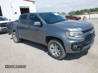 ✅ 2021 Chevrolet Colorado 2WD LT • VIN: 1GCGSCEA3M1109399 • Лот: 43253635. Опубликован ранее на IAAI с пробегом 149 451 миль. Бесплатный доступ к архиву аукционных продаж из США и подробный отчёт об истории автомобиля на DreamBid. Изображение 1.