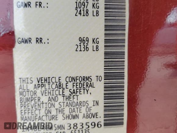 ✅ 2021 Nissan Altima SL • VIN: 1N4BL4EW5MN383596 • Лот: 60372315. Опубликован ранее на Copart с пробегом 42 242 миль. Бесплатный доступ к архиву аукционных продаж из США и подробный отчёт об истории автомобиля на DreamBid. Изображение 12.