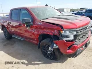 ✅ 2025 Chevrolet Silverado 1500 LT Trail Boss • VIN: 3GCUKFED3SG144408 • Lot: 41748005. Wystawiony na IAAI z przebiegiem 338 mil. Bezpłatny archiwum sprzedaży aukcyjnych z USA i szczegółowy raport historii pojazdu na DreamBid. Zdjęcie 1.