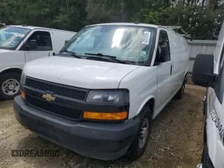 ✅ 2021 Chevrolet Express Cargo • VIN: 1GCWGBF71M1147482 • Lot: 62041335. Listed on Copart with 157,870 mi. Free auction sales archive from the USA and detailed vehicle history report at DreamBid. Image 1.