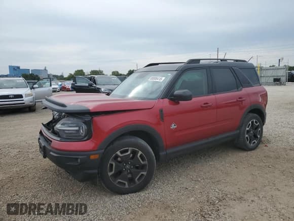 ✅ 2021 Ford Bronco Sport Outer Banks • VIN: 3FMCR9C62MRB08810 • Lot: 80006415. Listed on Copart with 90,756 mi. Free auction sales archive from the USA and detailed vehicle history report at DreamBid. Image 1.