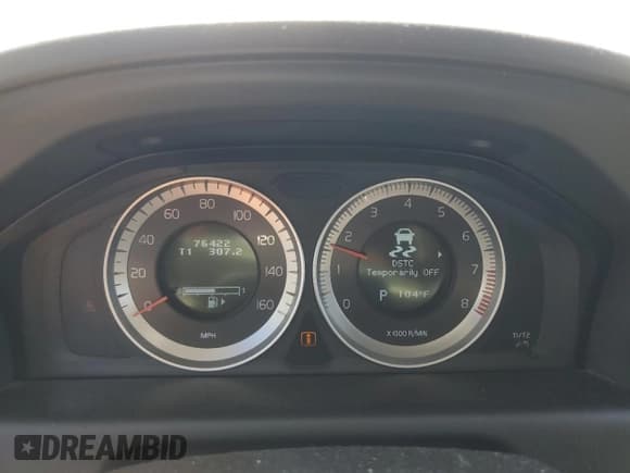 ✅ 2012 Volvo XC60 PZEV • VIN: YV4940DL3C2319589 • Lot: 65594635. Listed on Copart with 76,422 mi. Free auction sales archive from the USA and detailed vehicle history report at DreamBid. Image 9.