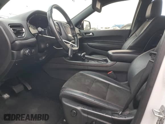 2021 Dodge Durango R/T with VIN 1C4SDJCT9MC544381, listed as a Copart auction lot 80580335 with 52,568 mi miles and Salvage title. Bid and sale history available at DreamBid. Image 7.