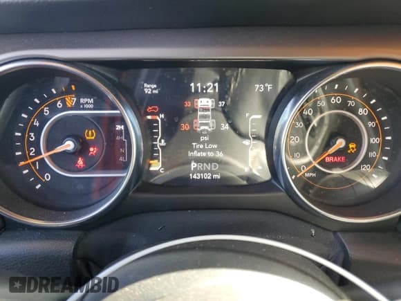 ✅ 2020 Jeep Wrangler Unlimited Sport S • VIN: 1C4HJXDG9LW328826 • Lot: 90690135. Listed on Copart with 143,102 mi. Free auction sales archive from the USA and detailed vehicle history report at DreamBid. Image 9.