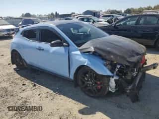 2022 Hyundai Veloster z VIN KMHT36AH2NU015350, wystawiony jako Copart lot #73527124 z przebiegiem 26 345 mil mil oraz Szkoda całkowita • Salvage title. Historia ofert i sprzedaży dostępna na DreamBid. Obrazek 4.