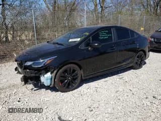 ✅ 2018 Chevrolet Cruze LT • VIN: 1G1BE5SM4J7148838 • Lot: 48045203. Listed on Copart with 54,684 mi. Free auction sales archive from the USA and detailed vehicle history report at DreamBid. Image 1.