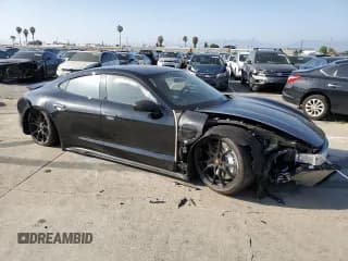 ✅ 2022 Porsche Taycan GTS • VIN: WP0AD2Y10NSA59551 • Lot: 36894013. Listed on Copart with 5,593 mi. Free auction sales archive from the USA and detailed vehicle history report at DreamBid. Image 4.