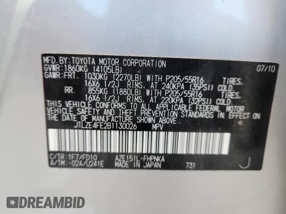 ✅ 2011 Scion xB • VIN: JTLZE4FE2B1130026 • Lot: 70927025. Wystawiony na Copart z przebiegiem 165 953 mil. Bezpłatny archiwum sprzedaży aukcyjnych z USA i szczegółowy raport historii pojazdu na DreamBid. Zdjęcie 14.