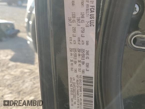 ✅ 2016 Dodge Journey Crossroad Plus • VIN: 3C4PDCGB2GT235217 • Лот: 89902995. Опубликован ранее на Copart с пробегом Не указан. Бесплатный доступ к архиву аукционных продаж из США и подробный отчёт об истории автомобиля на DreamBid. Изображение 13.