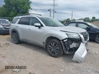 ✅ 2024 Nissan Pathfinder SV • VIN: 5N1DR3BB1RC268490 • Lot: 42600185. Listed on IAAI with 42,326 mi. Free auction sales archive from the USA and detailed vehicle history report at DreamBid. Image 1.