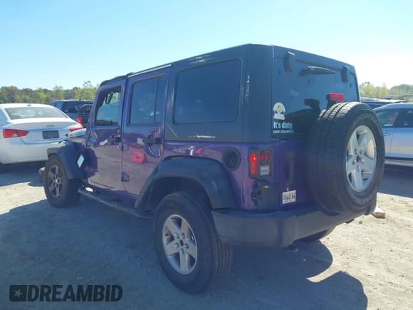 ✅ 2017 Jeep Wrangler Unlimited Sport • VIN: 1C4BJWDG5HL598273 • Lot: 43329069. Listed on IAAI with 70,098 mi. Free auction sales archive from the USA and detailed vehicle history report at DreamBid. Image 3.