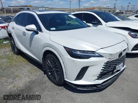 ✅ 2025 Lexus RX 350h • VIN: 2T2BBMCA2SC072336 • Lot: 41919853. Listed on IAAI with 1,266 mi. Free auction sales archive from the USA and detailed vehicle history report at DreamBid. Image 1.