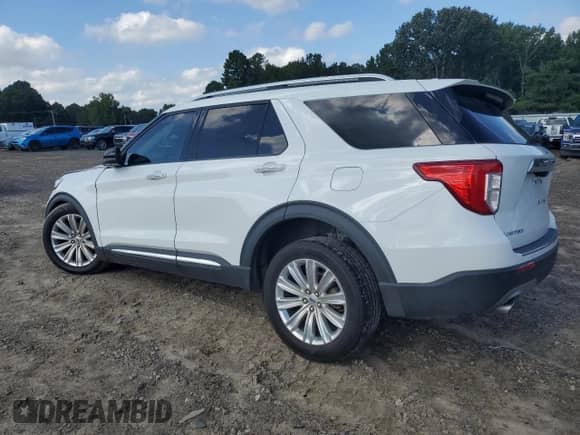 2022 Ford Explorer Limited with VIN 1FMSK7FH8NGB44799, listed as a Copart auction lot 69818545 with 108,831 mi miles and Salvage title. Bid and sale history available at DreamBid. Image 2.
