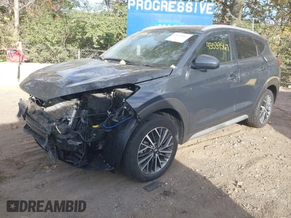 ✅ 2019 Hyundai Tucson Sport • VIN: KM8J33AL9KU017473 • Lot: 43539567. Listed on IAAI with 41,570 mi. Free auction sales archive from the USA and detailed vehicle history report at DreamBid. Image 2.