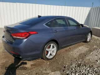 2015 Hyundai Genesis 5.0L z VIN KMHGN4JF6FU042163, wystawiony jako Copart lot #73486694 z przebiegiem 94 301 mil mil oraz Czysty tytuł • Clean title. Historia ofert i sprzedaży dostępna na DreamBid. Obrazek 3.