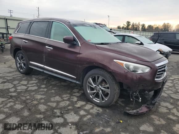✅ 2013 Infiniti JX35 • VIN: 5N1AL0MM9DC305554 • Лот: 92495905. Опубликован ранее на Copart с пробегом 165 620 миль. Бесплатный доступ к архиву аукционных продаж из США и подробный отчёт об истории автомобиля на DreamBid. Изображение 4.
