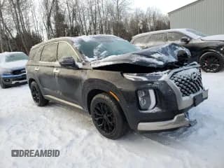 ✅ 2022 Hyundai Palisade Ultimate Calligraphy • VIN: KM8R5DHE5NU375880 • Лот: 87436684. Опубликован ранее на Copart с пробегом 71 724 миль. Бесплатный доступ к архиву аукционных продаж из США и подробный отчёт об истории автомобиля на DreamBid. Изображение 4.