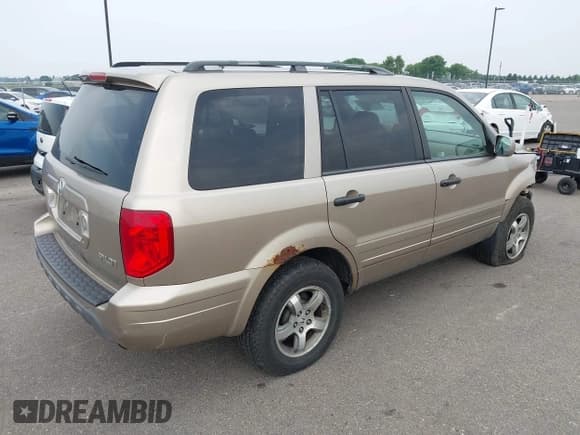 ✅ 2005 Honda Pilot EX-L • VIN: 5FNYF18535B053825 • Lot: 42482002. Listed on IAAI with 230,606 mi. Free auction sales archive from the USA and detailed vehicle history report at DreamBid. Image 4.