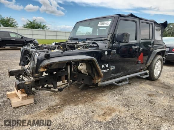 ✅ 2007 Jeep Wrangler X • VIN: 1J4GA39107L102412 • Lot: 70850445. Listed on Copart with Not provided. Free auction sales archive from the USA and detailed vehicle history report at DreamBid. Image 1.